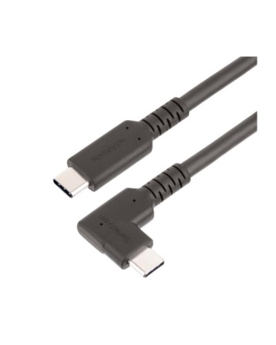 Cavo USB-C angolare robusto da 50 cm, USB 3.2 Gen 2 (10 Gbps), cavo di trasferimento dati USB type-C ad angolo retto, DP Alt Mo