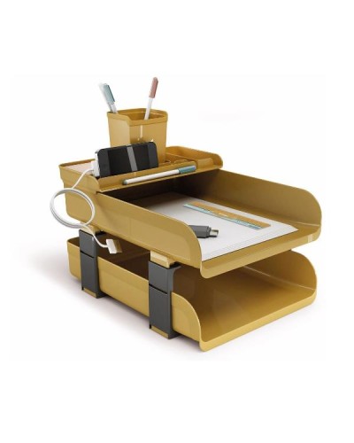 SET 5 PZ SCRIVANIA CARAMEL