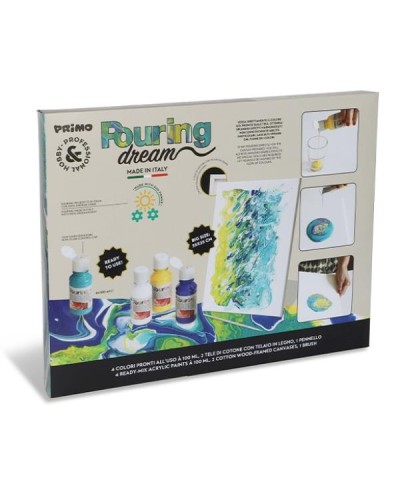 SET POURING PRONTO ALL''USO 4 COLORI