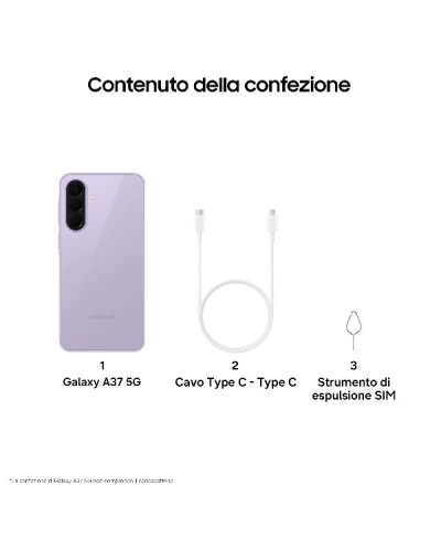 GALAXY A37 6+128GB LAVENDER