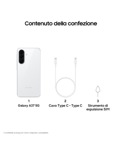 GALAXY A37 6+128GB WHITE
