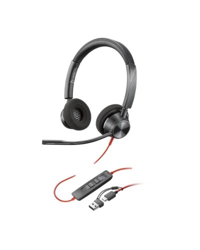 Cuffie HP Poly Blackwire 3320 USB-C/A MS