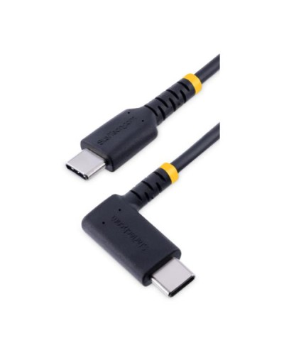 Cavo di Ricarica USB-C a 90° da 15cm - Cavetto di Ricarica Veloce USB Tipo-C per uso intensivo - Cavo Dati USB 2.0 Type-C a C 