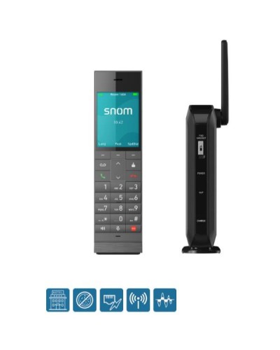Snom HM201 Base Nascosta 1 Linea + C3416HC Portatile Colori