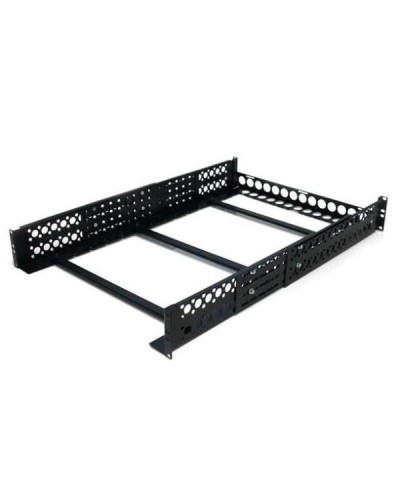 Guide rack universali 2U - Staffe di montaggio fisse conformi a TAA - Binari per rack da 19" a profondità regolabile per appar