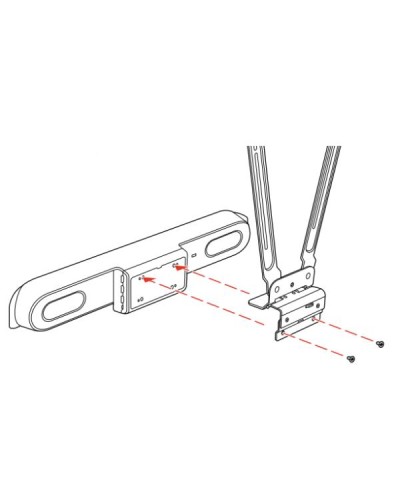 Kit di montaggio VESA per Poly Studio X52/V52