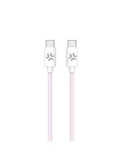 USBCUSBCCOTT - Cavo USB-C a USB-C, lunghezza 1.5 metri, potenza massima 60 Watt, realizzato in tessuto intrecciato [POWER DELIV