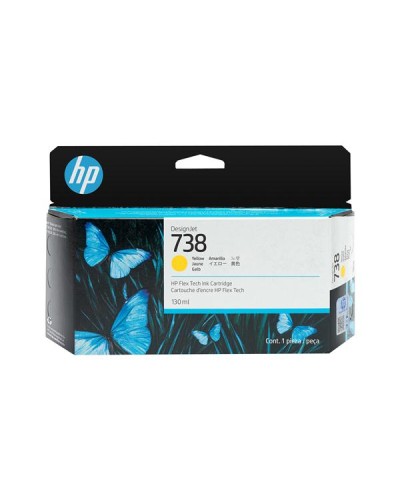 Cartuccia inchiostro giallo HP DesignJet 738 130 ml