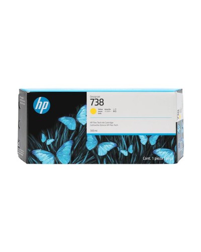 738 300-ml Yellow DesignJet Ink Cartridge