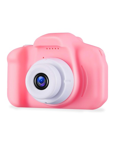 KIDSCAMERA3 - Fotocamera per bambini, schermo colorato, filtri e cornici da applicare alle foto, scatta foto, registra video e 