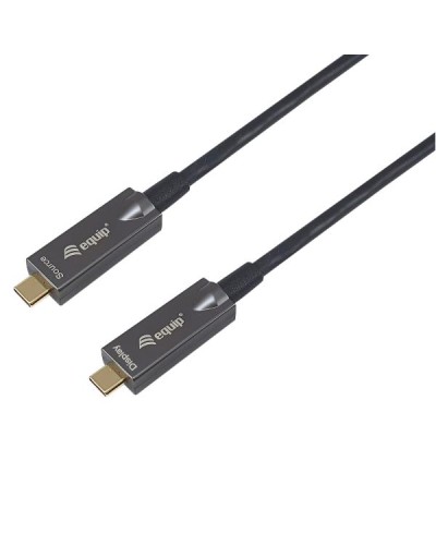 EQUIP - CAVO da USB-C a USB-C OTTICO ATTIVO (AOC), M/M, 4K/60Hz, PD 60W, 10Gbps, 5.0m