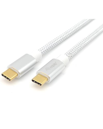 EQUIP - CAVO USB 3.2 Gen 2 da C a C, M/M, PD100W, 4K/60Hz, 10Gbps, Bianco, 1.0m