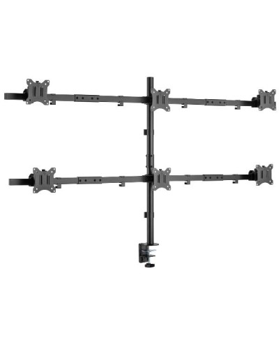 EQUIP - STAFFA ARTICOLATA x 6 MONITOR 17"-32" DA SCRIVANIA