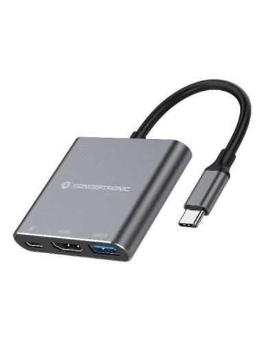 DOCKING STATION 3-IN-1 USB 3.2 GEN 1 -- 1x HDMI, 1x USB-C PD 100W, 1x USB 3.0