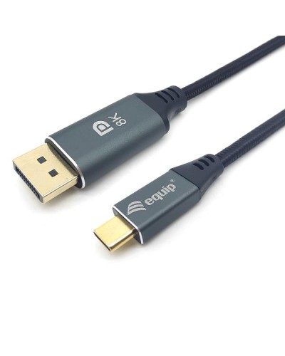 EQUIP - CAVO da USB-C a DiplayPort "Premium" 8K/60Hz M/M (comp. ThunderBolt 3), 2.0m