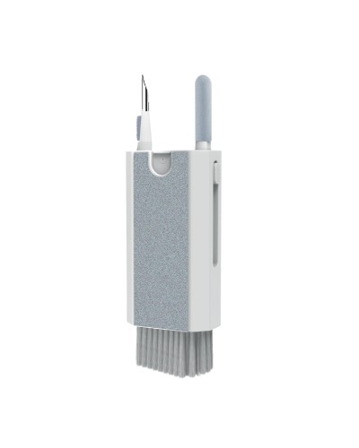 CLEANINGKIT - Kit pulizia dispositivi 8in1, punta rimozione sporco, spazzola pulizia scanalature, spugna, panno in microfibra, 