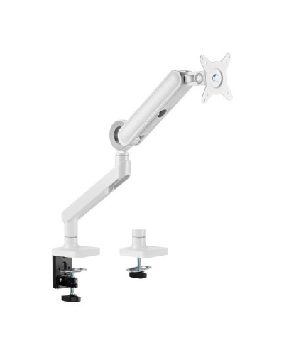 EQUIP - STAFFA MONITOR 17"-35" "PREMIUM" PAN & TILT DA SCRIVANIA, BIANCO