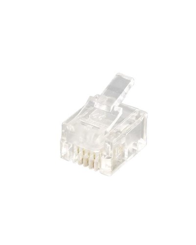 EQUIP - CONNETTORE TELEFONICO, RJ12, 6P4C, Confez. 100pz