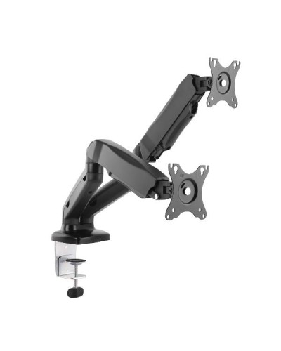 EQUIP - STAFFA DOPPIO MONITOR 17"-32" PAN & TILT DA SCRIVANIA