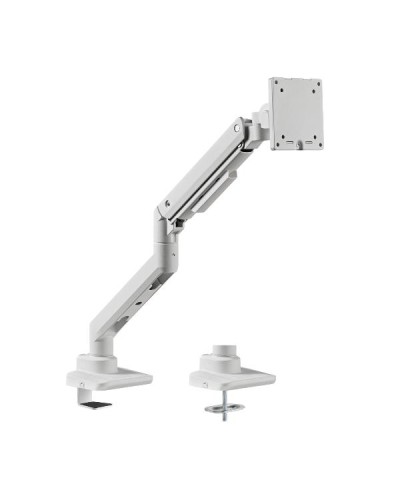 EQUIP - STAFFA MONITOR 17"-49" ROBUSTO PAN & TILT DA SCRIVANIA, BIANCO