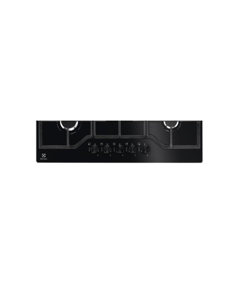Piano Cottura Gas EGG7536K 75cm 5 Fuochi Nero