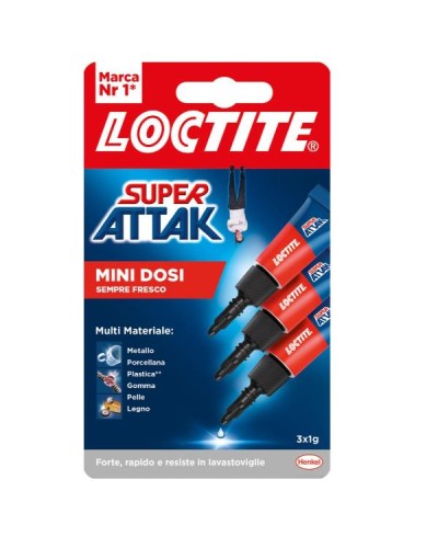 LOCTITE SUPER ATTAK MINI DOSI 3x1g