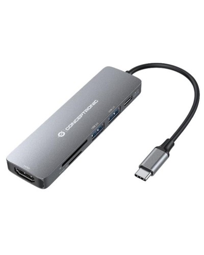 DOCKING STATION 6-IN-1 USB 3.2 GEN 1 -- HDTV, 100W USB PD, USB 3.0, USB 2.0, SD, TF/MicroSD