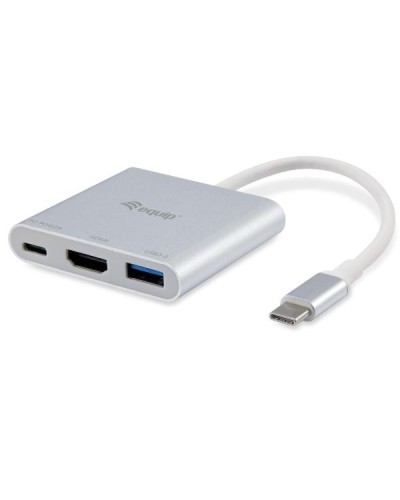 EQUIP - ADATTATORE da USB-C a HDMI/USB-A/USB PD 60W