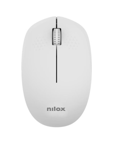 NILOX TECH - Mouse ottico, connessione wireless 2.4 Ghz, 1000DPI, 3 tasti, funziona con pile AA(non incluse)