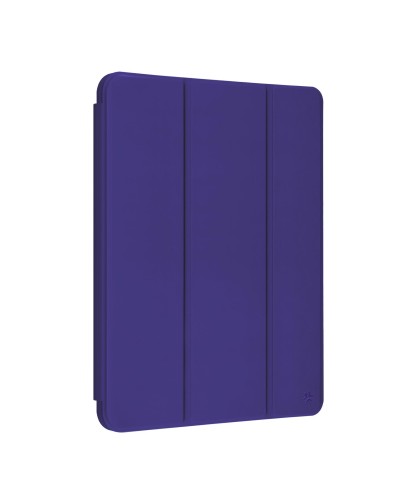 BOOKFOLIO - Custodia a libro colore blu con funzione stand, porta pennino compatibile con Apple iPad 7 gen/8 gen/9 gen