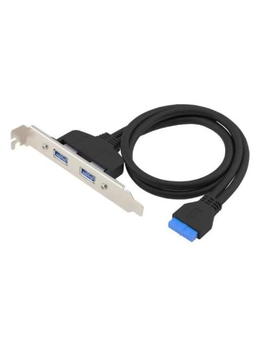 ADATTATORE da 19 pin femmina a doppio USB-A femmina USB 3.0, USB 3.2 Gen 1 5Gbit/s
