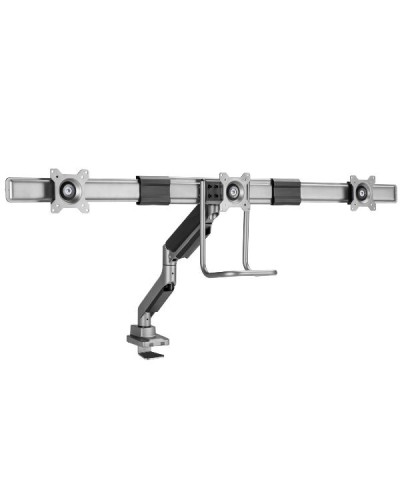 EQUIP - STAFFA TRIPLO MONITOR 17"-27" PAN & TILT DA SCRIVANIA