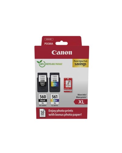 PG-560 XL Black + CL-561 XL Colore + Carta Fotografica