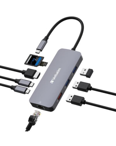 USB C Pro MULTIPORT HUB 9 IN 1 HDMI 4K