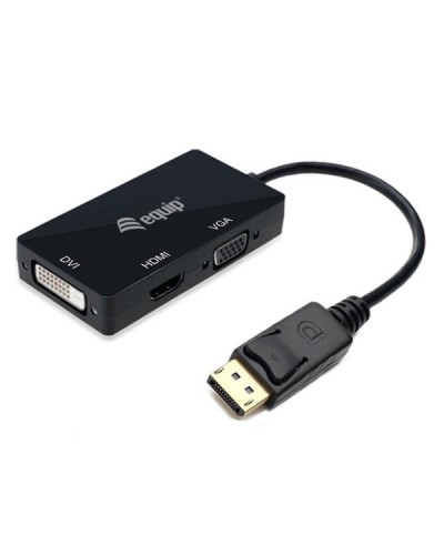 EQUIP - ADATTATORE da DisplayPort a VGA/HDMI/DVI