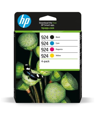 Confezione da 4 cartucce di inchiostro CMYK originali HP 924