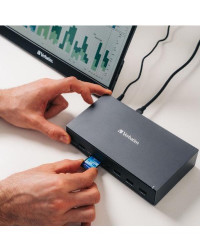 Docking USB C 17in1 3video output HDMI 2xDP PD100W