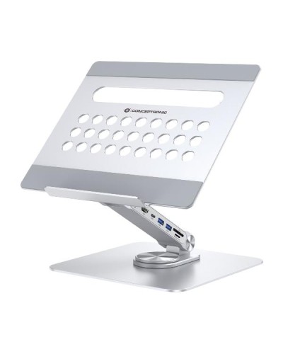 SUPPORTO PER NOTEBOOK con docking station 7 in 1