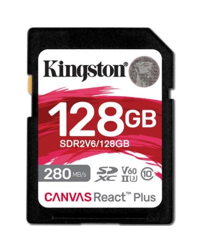 Canvas React Plus V60 SD Memory Card - 128GB - SDR2V6/128GB