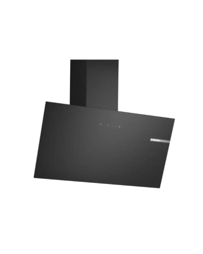 CAPPA A MURO INCLUNATA 60CM A NERA