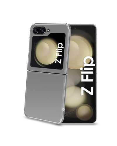 FOLDING - Cover in TPU composta da scocca anteriore e posteriore trasparente compatibile con Samsung Galaxy Z Flip 7 FE/ Z Flip