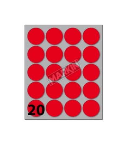 CONF10 BUSTE ETICH 8 ROSSE  DIAM27