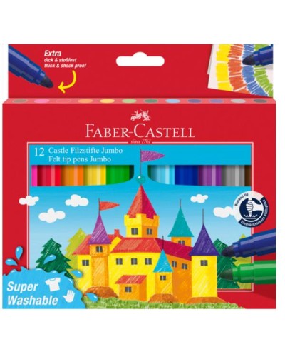 Astuccio in cartone con 12 pennarelli