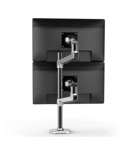 BRACCIO PER DUE MONITOR SOVRAPPOSTI LX-PALO ALTO (ALLUMINIO)