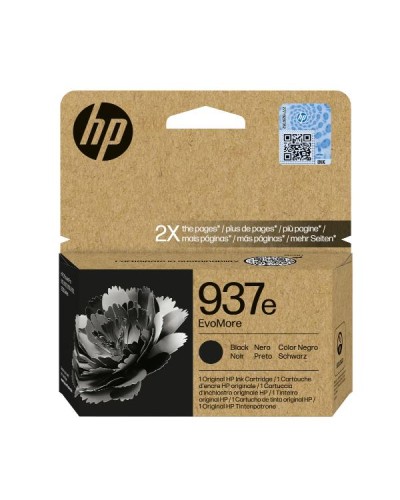 Cartuccia di inchiostro nero originale HP 937e EvoMore
