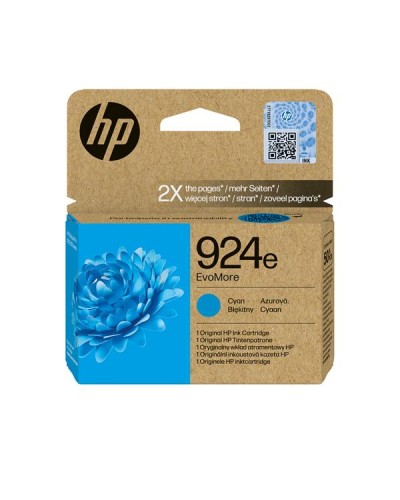 Cartuccia di inchiostro ciano originale HP 924e EvoMore