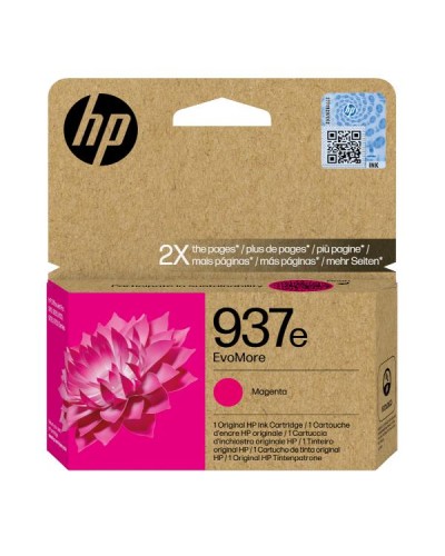 Cartuccia di inchiostro magenta originale HP 937e EvoMore