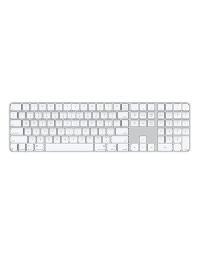Magic Keyboard con Touch ID e tastierino numerico per Mac con chip Apple - Inglese internazionale - Tasti bianchi