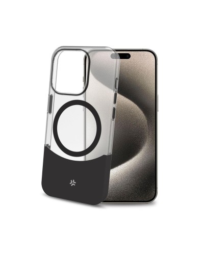 MAGDUAL - Cover trasparente con finitura soft touch compatibile con la tecnologia Magsafe per Apple iPhone 16 Pro [IPHONE 16 CA