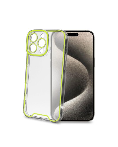 GLOW - Cover trasparente in TPU con bordi che si illuminano al buio compatibile con Apple iPhone 16 Pro Max [IPHONE 16 CASES]